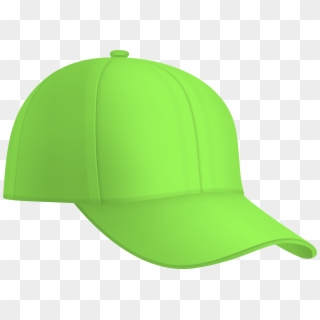 Green Baseball Hat Clipart, HD Png Download