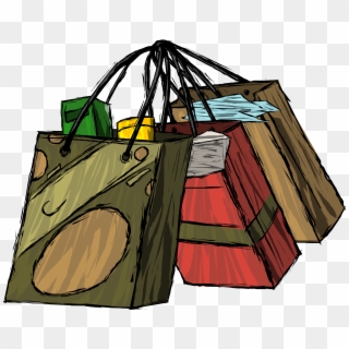 Shopping Bags - Cartoon Shopping Bags Png, Transparent Png