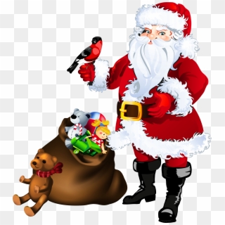 Santa Claus With Toys, HD Png Download