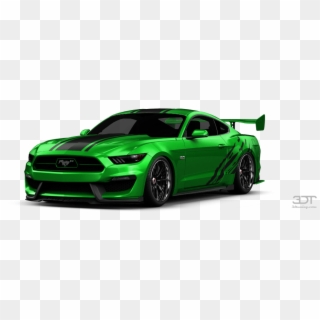 Mustang Gt Coupe 2115 Tuning - Green Mustang Png, Transparent Png