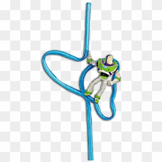 Buzz Lightyear Toy Disney Silly Sipper Straw - Toy Story Character Straw, HD Png Download
