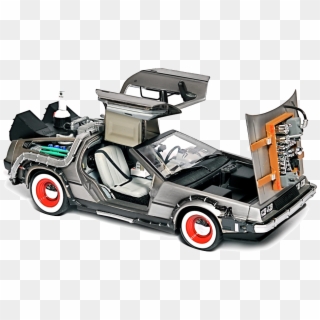 Flash Rods First Bttf Movie Delorean 1 Tb Hard Drive - Delorean Time Machine Papercraft, HD Png Download