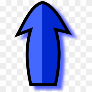 Illustration Of A Blue Arrow - Animated Arrow Pointing Upward, HD Png Download