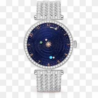 Lady Arpels Planétarium Watch,gold - Lady Arpels Planetarium Watch, HD Png Download