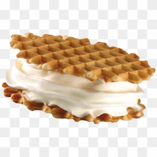 Ice Cream Waffle Png Image Background - Gingerbread House, Transparent Png