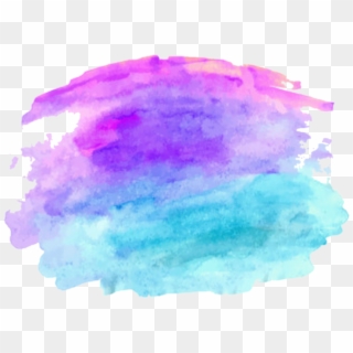 Paint Clipart Watercolor Paint - Purple And Blue Watercolor Background, HD Png Download