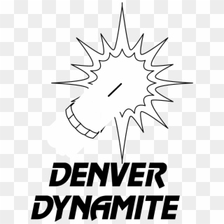 Denver Dynamite Logo Black And White - Denver Dynamite, HD Png Download