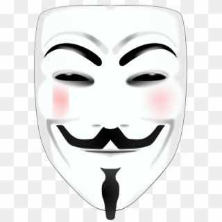 Masque De Guy Fawkes Arboré Par V - V For Vendetta, HD Png Download