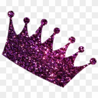 Splash Sparkles Purplehair Pink Crown Corona All Color - Silver Glitter Crown Clipart, HD Png Download