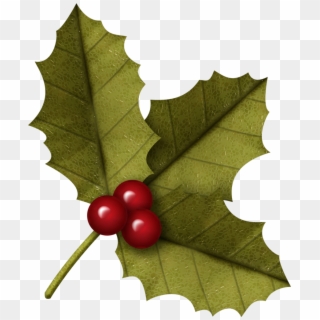 Christmas Holly Clip Art - Clip Art, HD Png Download