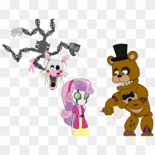 Unwithered Freddy Fnaf 2 Something Scary, Fnaf Characters, - Fnaf 2  Unwithered Freddy, HD Png Download - 748x1052(#1721031)