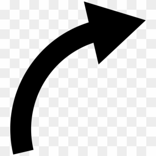 Up Right Arrow Comments - Arrow Going Up And Right, HD Png Download