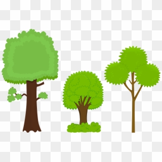 Planting Clipart Short Tree Free For Download On Rpelm - Big And Small Tree Clipart, HD Png Download