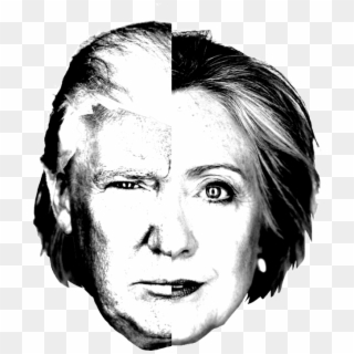 Compare As Propostas De Hillary E Trump - Sketch, HD Png Download