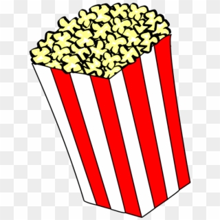 Popcorn Left - Clip Art Popcorn, HD Png Download