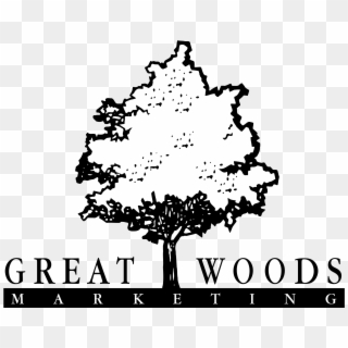 Great Woods Marketing Logo Png Transparent - Tree, Png Download