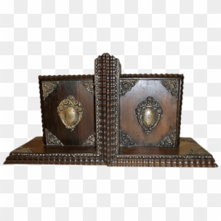 Vintage Ornate Wood Bookends From Brazil Brazil, Woods, HD Png Download