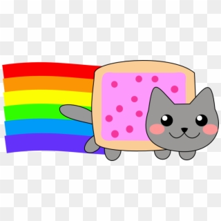 Nyan Cat Png - Nyan Cat Non Pixel, Transparent Png