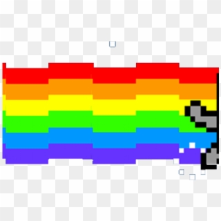 Nyan Cat Rainbow Gif, HD Png Download