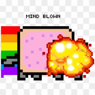 Mind Blown Meme - Mlg Nyan Cat Png, Transparent Png