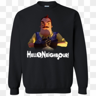 Hello Neighbor Menacing Gaming Greepy Shirt Sweatshirt - Christmas Jumper, HD Png Download