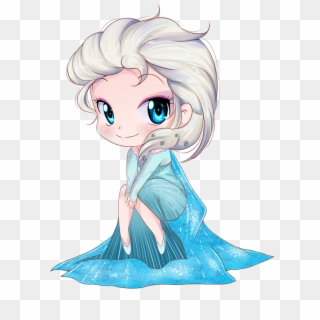 Elsa Frozen Chibi, HD Png Download