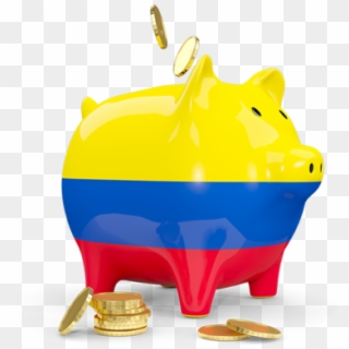 Piggy Bank With Brazil Real, HD Png Download