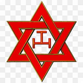 Star Of David / Triple Tau - Royal Arch Masons Symbols, HD Png Download