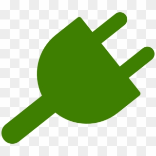 Small - Electric Plug Green Icon, HD Png Download