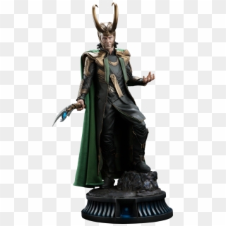 Loki 1/4th Scale Premium Format Statue By Sideshow - Loki Statue Marvel, HD Png Download