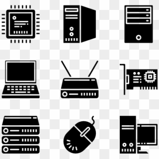 Computer Hardware - Courses Vector Icon, HD Png Download