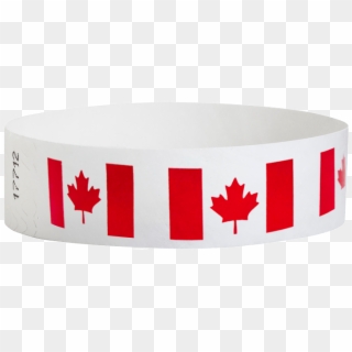 Canada Flag 3/4” Tyvek Wristbands - Canada Flag, HD Png Download