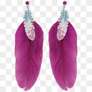 Feather Earrings Png, Transparent Png