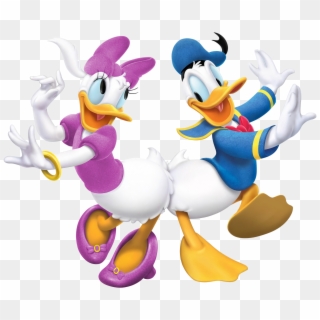 Donald Duck And Daisy Transparent Png Cartoon Image - Mickey Mouse Clubhouse Donald And Daisy, Png Download