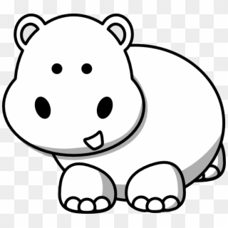 Download Clip Art Black And White Download Hippo Transparent Hippo Clipart Cute Hd Png Download 790x726 1723392 Pngfind