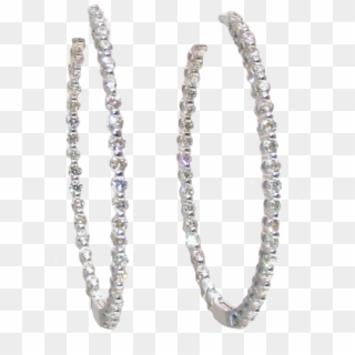 Hoop-earrings - Bangle, HD Png Download