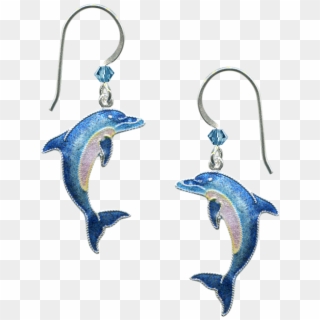 Dolphin-earrings - Earrings, HD Png Download