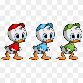 Donald Duck Huey, Dewey And Louie Burger - Huey Dewey And Louie Png, Transparent Png