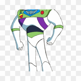 Chest Clipart Buzz Lightyear - Toy Story Buzz Lightyear Drawing, HD Png Download