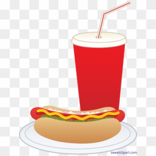 Clipart Freeuse Stock Hot Dog And Soda Clip Art Sweet - Hot Dogs And Soda, HD Png Download