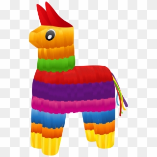 Birthday Pinata Png Clip Art Image - Mexican Donkey Piñata Vector, Transparent Png