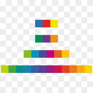 The First Line Are The First Order Colors, The Second - Color Wheel In A Line, HD Png Download