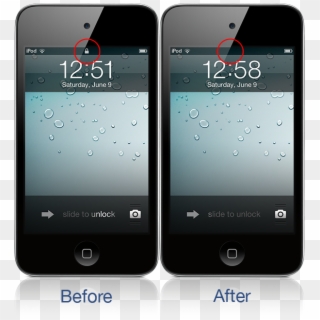 Remove The Lock Icon From Your Status Bar With 'no - Iphone Padlock Icon, HD Png Download