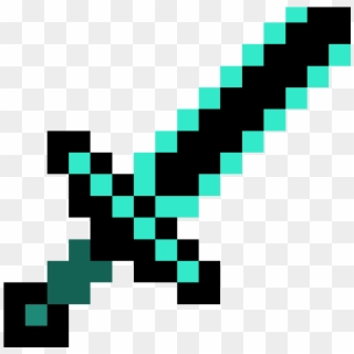 Minecraft Diamond Sword, Minecraft Sword, Online Images, - Minecraft Story Mode Enchanted Diamond Sword, HD Png Download