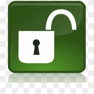 Big Image - Green Lock Open Png, Transparent Png