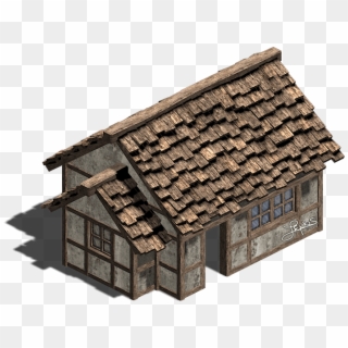 Old House Clipart Cabin - Building, HD Png Download