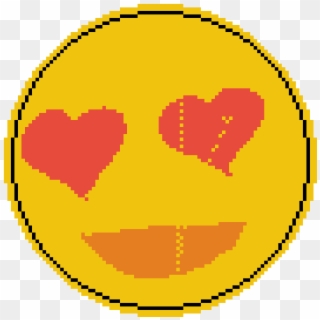 Heart Eye Emoji - Circle, HD Png Download