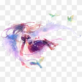 Render Anime - - Anime Angel Girl Render, HD Png Download