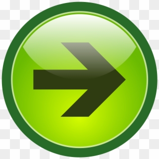 File - Greenbutton Rightarrow - Svg - Green Arrow Button Png, Transparent Png