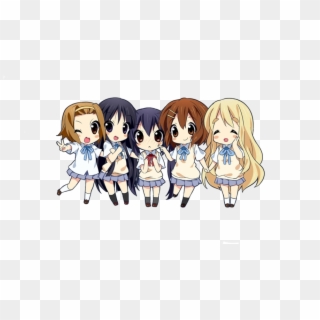 Picture - Chibi Anime Girl Group, HD Png Download